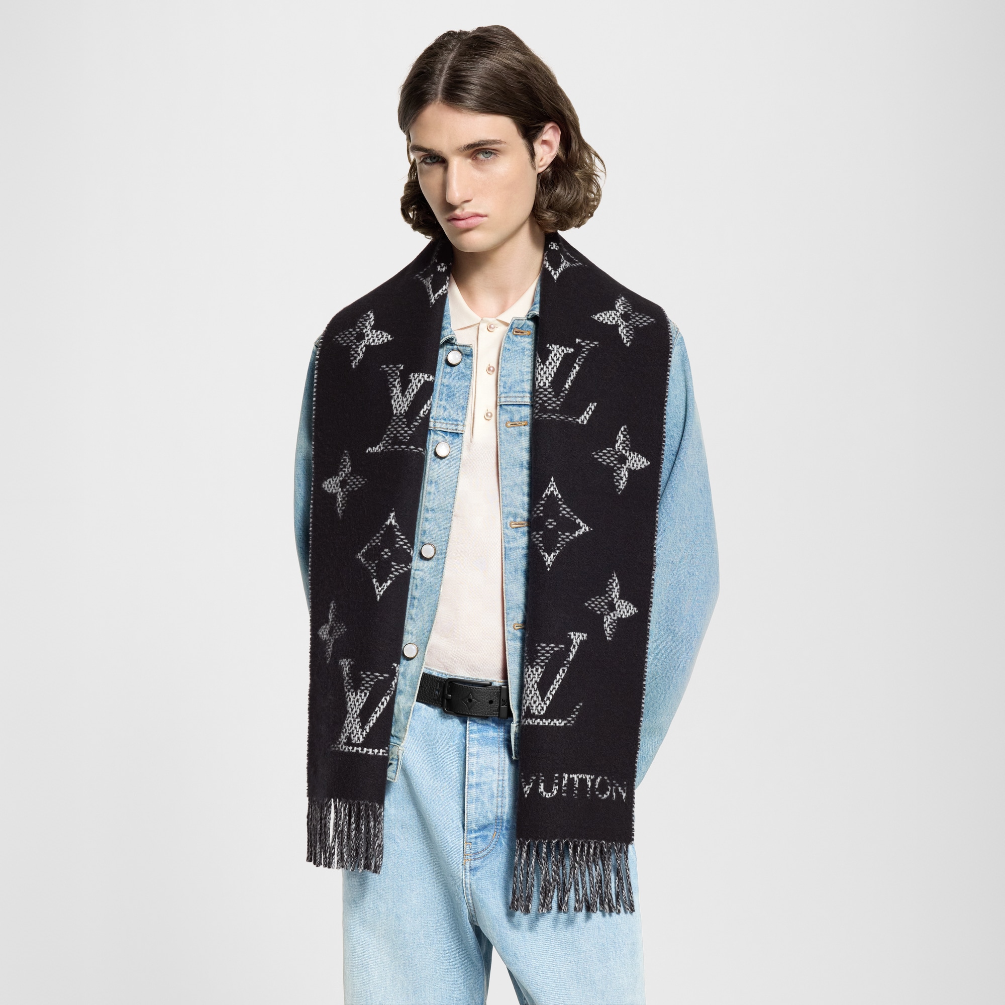 Monogram Check Scarf S00 - Holiday Gifts for Him | LOUIS VUITTON